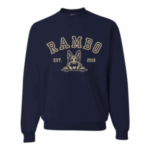 Custom Dog Cream Logo Unisex Crewneck