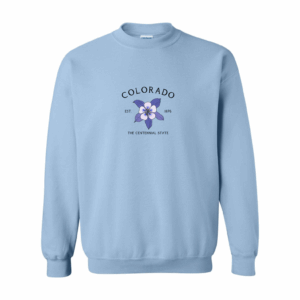 Colorado State Flower Unisex Crewneck