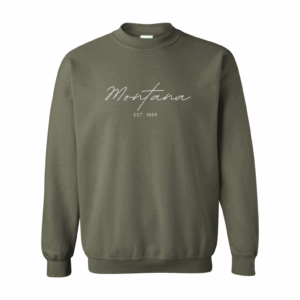 Montana Script Unisex Crewneck