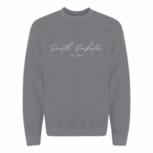 South Dakota Script Unisex Crewneck