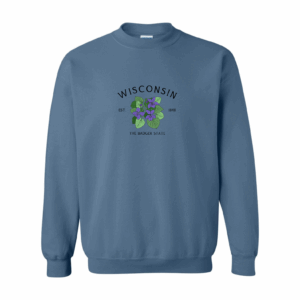 Wisconsin State Flower Unisex Crewneck